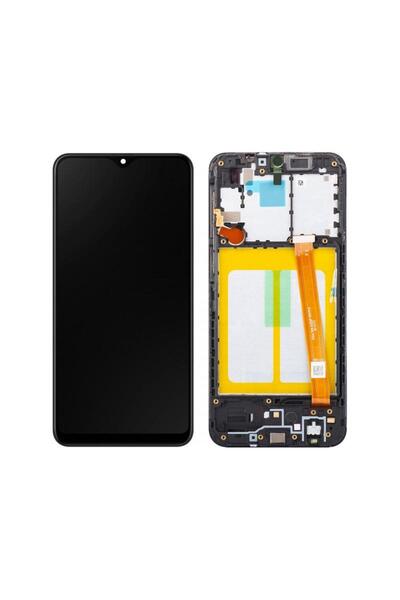 Samsung Display cu Touchscreen Galaxy A20e A202 cu Rama Negru Service Pack GH...