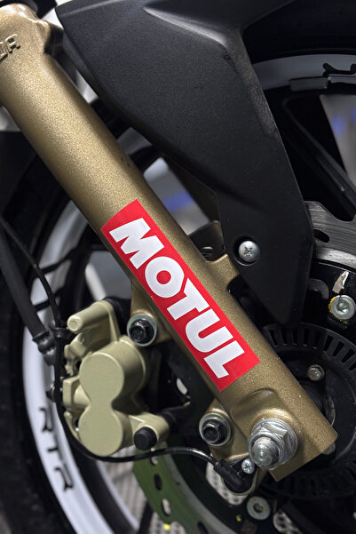 Banxtre Motosiklet ve Scooter için Ön Amasör için Motul Sticker Seti (Sağ ve ...