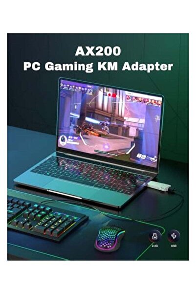 Generic PC Gaming Keyboard & Mouse to Joystick Adapter – Customizable with App, Flex Mapping