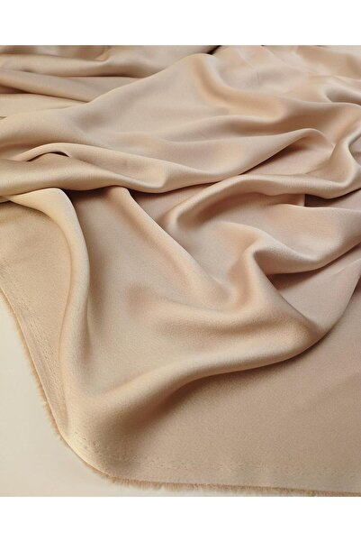 Kumaş Parça Υφασμάτινο κρεπ σατέν σε ανοιχτό ροζ χρώμα Πλάτος: 150 cm