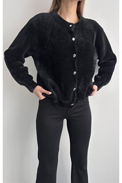 fujya Snap Fastener Beard Knitwear Cardigan