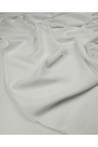 Kumaş Parça Білий 100% віскозний тканина (ширина 140 см x довжина 300 см)