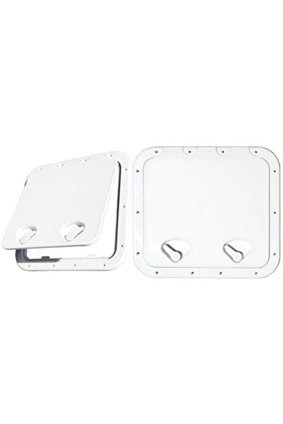 GFN Trapă dreptunghiulară 517x463 mm, ABS alb, fără zăvor