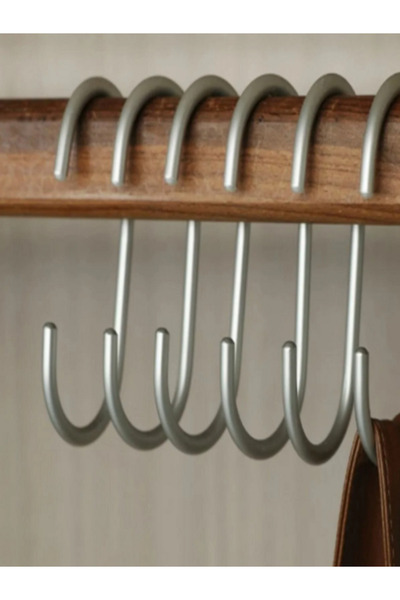 Tomris Hatun 10'lu C Kanca Askı, Kupa Askısı, Kemer Askısı, Çanta Askısı