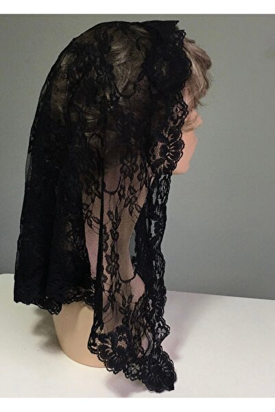 VENÜS MODA by Pınar White Lace Shawl/Scarf/Bandana New Season Combination Accessory 1 Meter X 50 cm