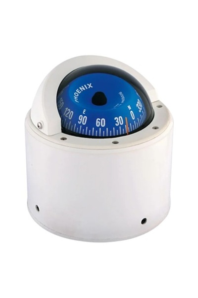 OSCULATI Компас Zenit Riviera 3 инча с монтировка, бял