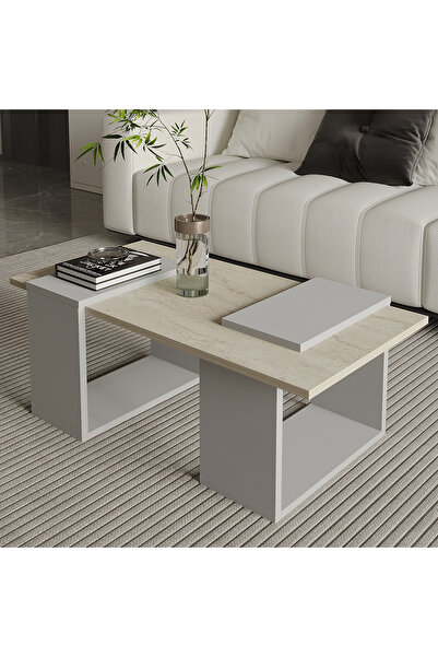 İNARCH DİZAYN Matris Modern Orta Sehpa – Geometrik Tasarım ve Şık Detaylar Gr...