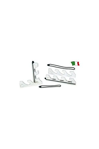 GFN Wall-mount Rod Holders, White ABS