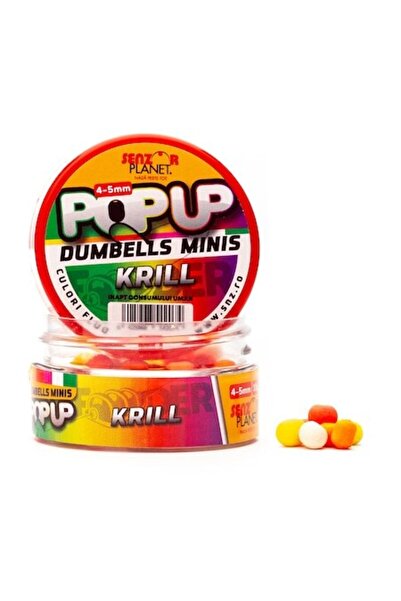 Senzor Planet Pop-up, Dumbells Minis, Senzor Planet, Krill, 4-5 mm, 10 g