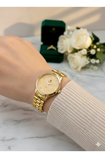 PW POLO WHITE ساعة اليد النسائية