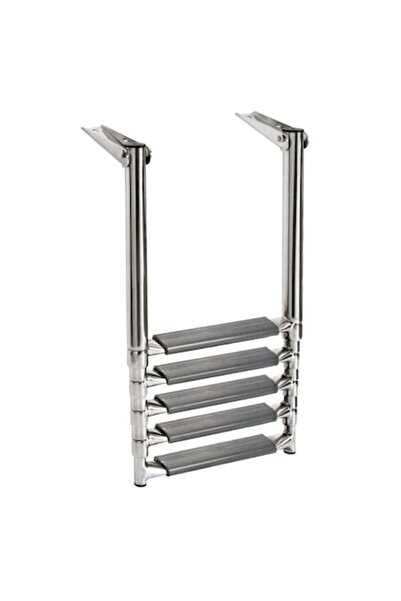 OSCULATI Scară telescopică cu 5 trepte pentru platforme cu tuburi ovale -