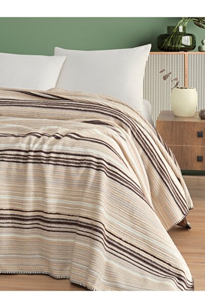 Vicuna Home Pamuklu Çift Kişilik Battaniye