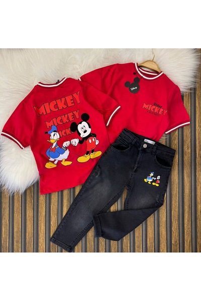 Baby Erkek Çocuk Kot Pantolonlu Takım