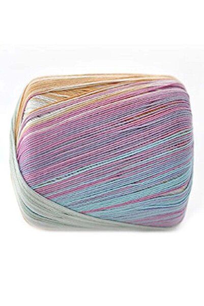 Generic Handmade Crochet Hook Yarn Pure Cotton Fine Knitting Wool Multicolour 3.0