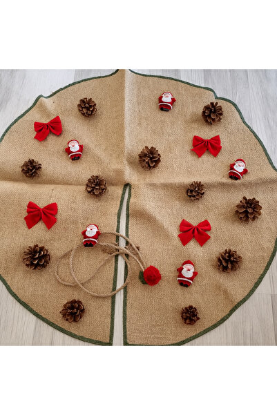 Marrone Christmas Tree Foot Cover Pine Tree Skirt Christmas Tree Ornament 60 cm