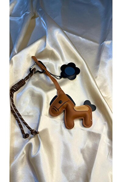 BUSİELLE JEWELRY Bag Charm Horse, with Heart Hook and Mirror Detail