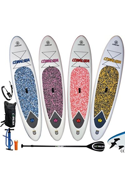 TNG Outdoor Plasă gonflabilă cu vâsle, PVC, Coral Sea 10.6, galbenă