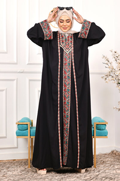 AsrymShop عباية 2قطعة كارديجان + فستان بكت اسود