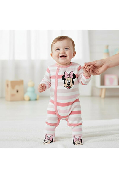 MINNIE Happy cotton jumpsuit for girls