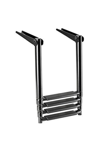 OSCULATI Scară telescopică cu platformă AISI316, 4 trepte