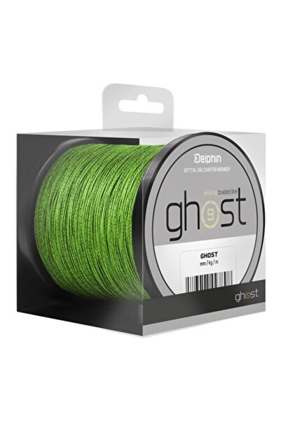 DELPHİN Fir de pescuit GHOST 8+1, 0.16mm-0.33mm, verde