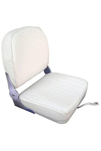 OSCULATI Scaun cu spătar rabatabil, alb