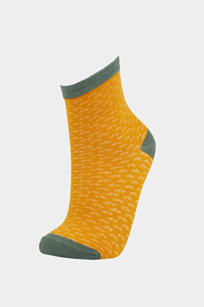 DeFacto F4719A8KR1 Многоцветни дълги памучни чорапи за момчета, 5 чифта