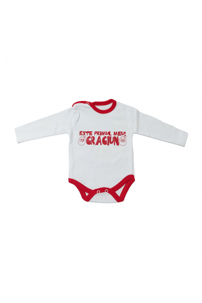 Bubu Kids Creations Long sleeve baby bodysuit - Made in Romania