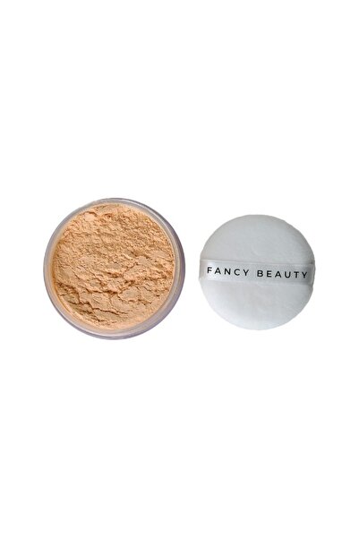 FANCY BEAUTY فانسي بيوتي بودرة تثبيت سائبة شفافه بيج داكن – للتحكم في اللمعان وثبات المكياج لمظهر مطفي ناعم
