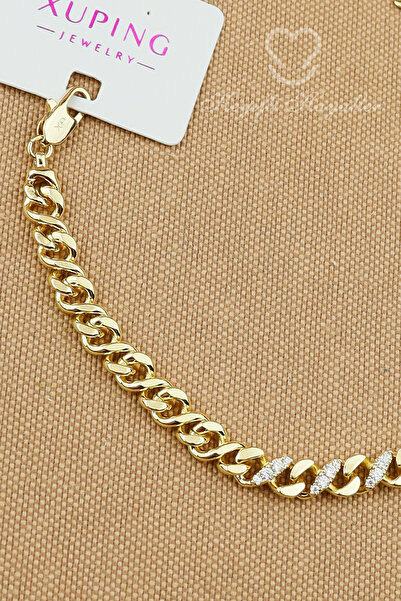 Keyifli Hayaller Xuping Vip Bileklik - 5mm Xuping Zirkon Taşlı Model xuping B...