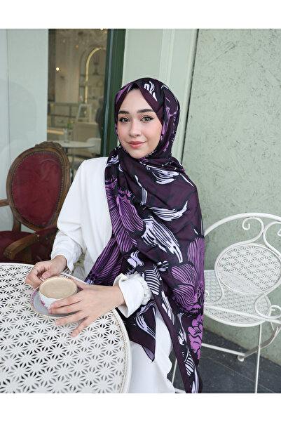 Ms Chose Çiçek Desenli Soft Pamuk Şal