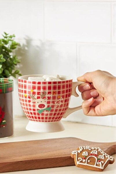 DREAM FASHION Happy New Year Big Deer Mug 500 ml