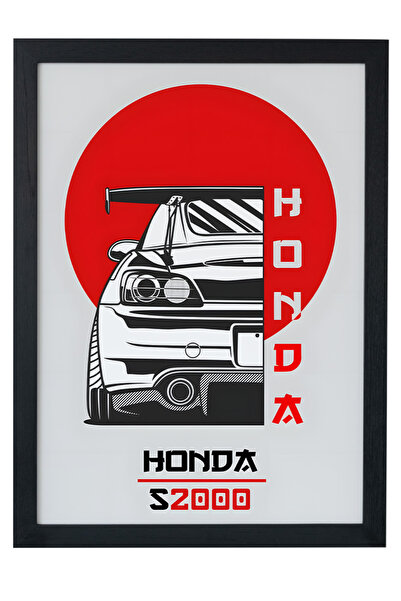 gxe.art Honda S2000 Slika na drvenom okviru – VTEC sportska legenda