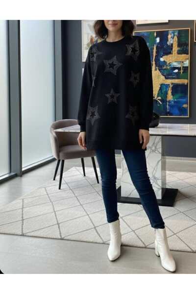 BYBIYIK KADIN YILDIZ DETAYLI PENYE