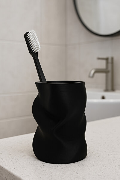 DOAN HOME Modern Kıvrımlı Tasarım Diş Fırçalık
