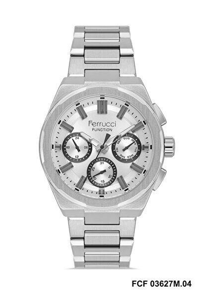 Ferrucci 42 mm Indicators Active Men's Wristwatch with Gray Color Adjustable ...