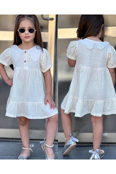 Baby Kız Çocuk Muslin Elbise