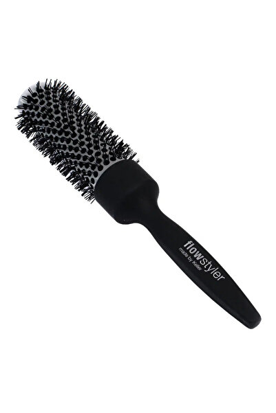 Keller Round hair brush with ceramic head and ionic bristles