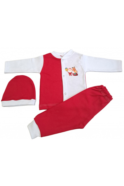 Bubu Kids Creations 3-piece baby costume - Christmas theme (3-6 months)