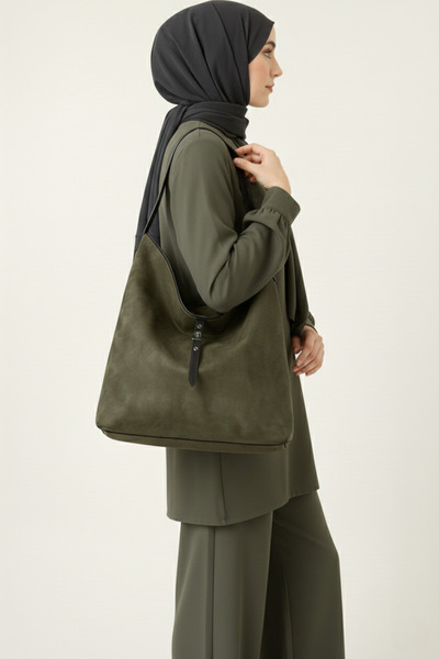 MY VİNTAGE Luxury Suede Casual Shoulder Bag Dilli