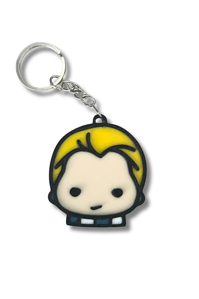 Cosmic Star سلاسل مفاتيح بتصميم شخصيات هاري بوتر، هيرميون، رون، دوبي، ومالفوي...