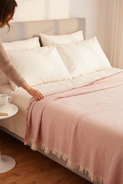 Findify Store 4 Seasons Muslin Double Pike, Sofa Throw and Bedspread Cotton