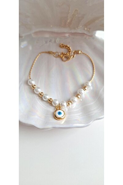 Svc Aksesuar هدية سوار اللؤلؤ مطرز عين الشر