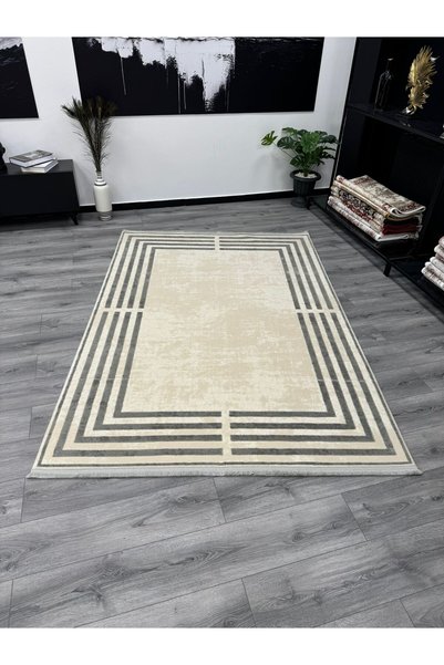 Neşem Halı Boutique EMPERA HALI TABOO 1312 DAVYS GRAY Akrilik ile Üretilen Mo...