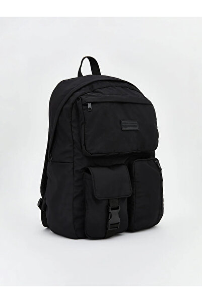 LC Waikiki Black Multi-Compartment Men's Backpack