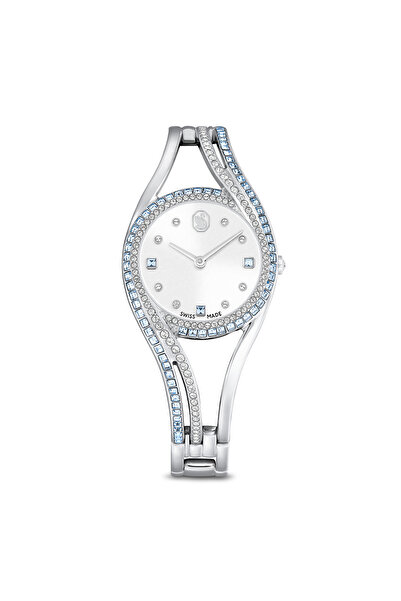 Swarovski Hyperbola Halka bileklik saat, İsviçre Üretimi, Paslanmaz çelik