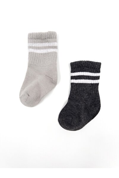 KARAMİLA 2-Pack Baby Socks Stitch-Free