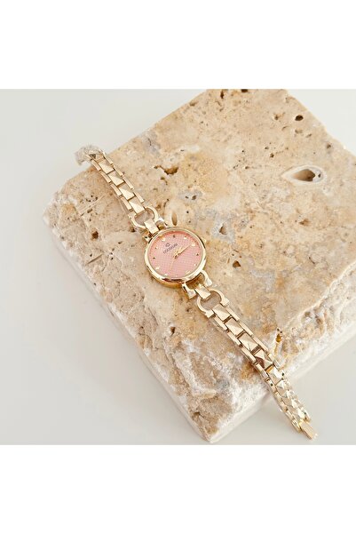 Vesce Atelier Soilleir Gold Saat Pink