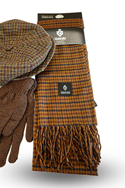 BASIC Beret, Scarf, Gloves Set