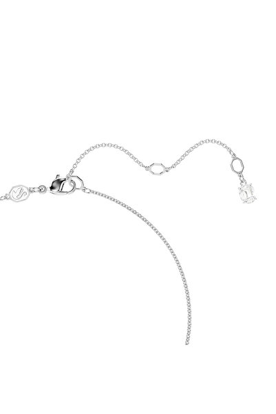 Swarovski Teddy Kolye, Ayıcık, Mavi, Rodyum kaplama